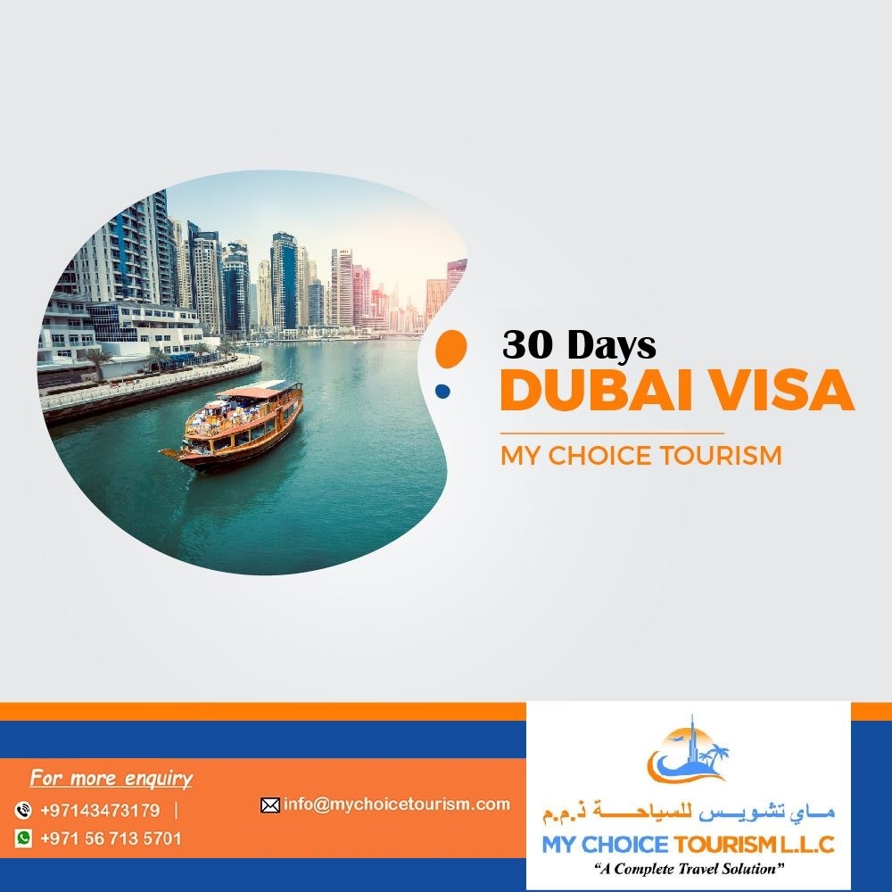 30 Day Dubai Tourist Visa (Offer Price)
